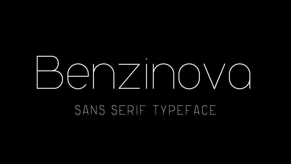 Benzinova Font Family › Fontesk