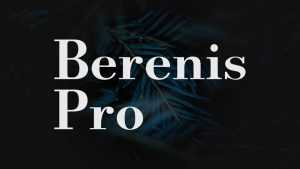 Berenis Pro Font Family › Fontesk