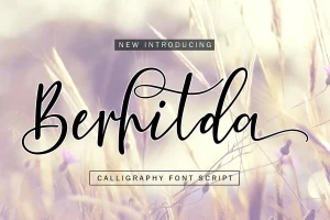 Berhilda Script Font