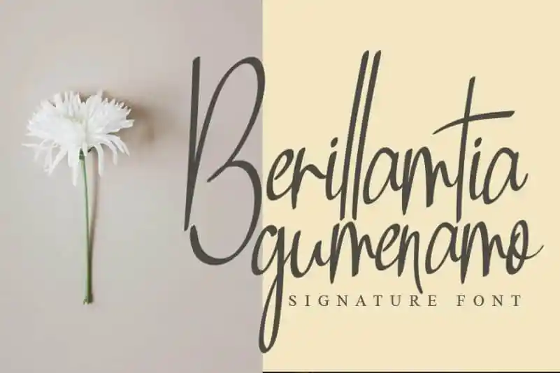 Berillamtia Handwritten Font