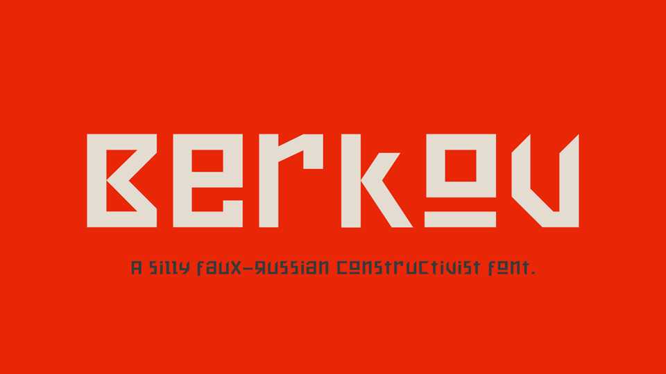 Berkov Font › Fontesk