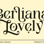 Berliana Lovely Serif Font