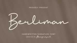 Berliman Font › Fontesk