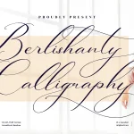 Berlishanty Calligraphy Font