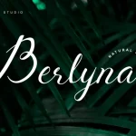 Berlyna - Modern Script Font
