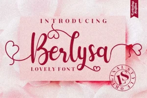 Berlysa Script Font