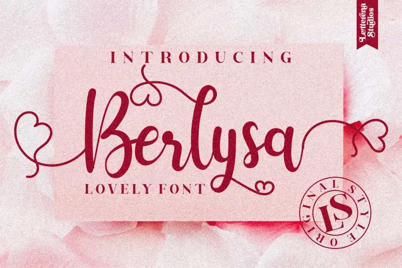 Berlysa Script Font