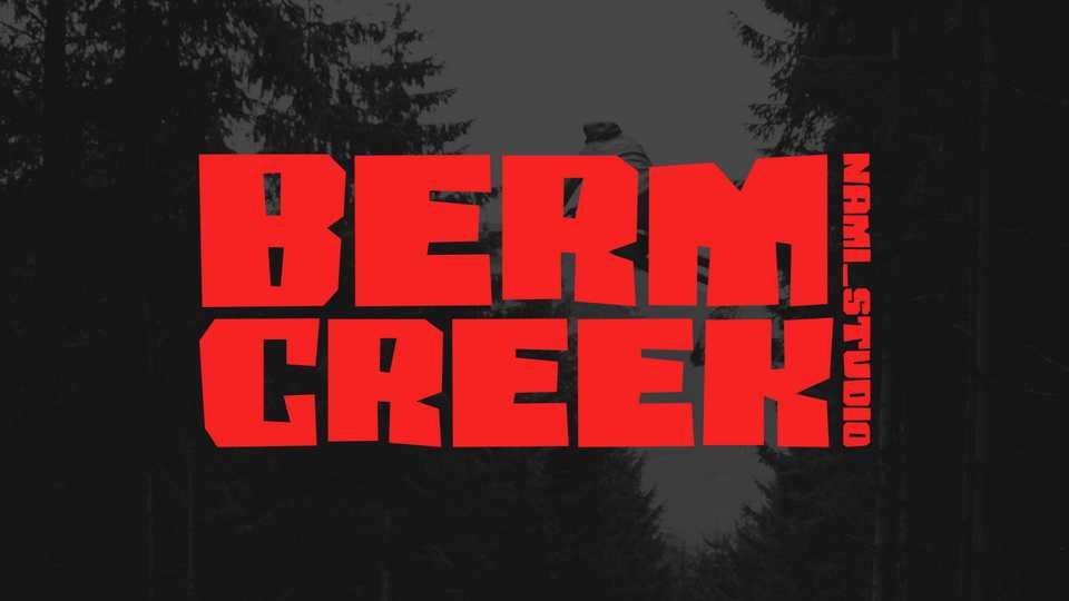 Berm Creek Font › Fontesk