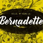Bernadette Rough Font - Fonte Grátis Bernadette Rough Font
