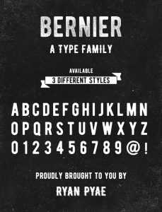 Bernier Display Font