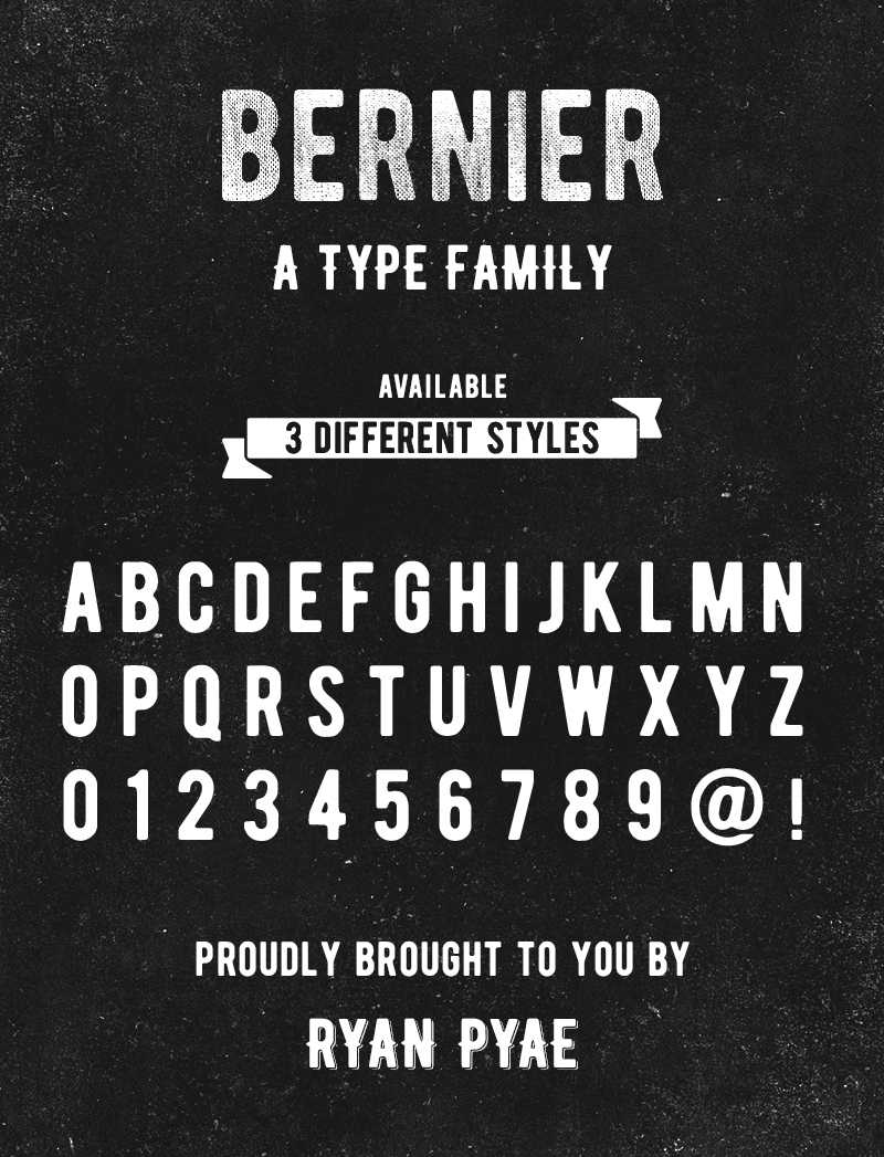 Bernier Display Font