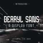 Berryl Sans Serif Font - Fonte Grátis Berryl Sans Serif Font