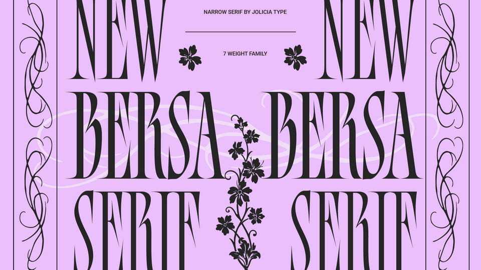Bersa Serif Font › Fontesk