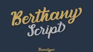 Berthany Script › Fontesk