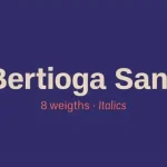 Bertioga Sans Serif Font Family