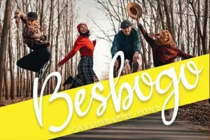 Besbogo Calligraphy Font