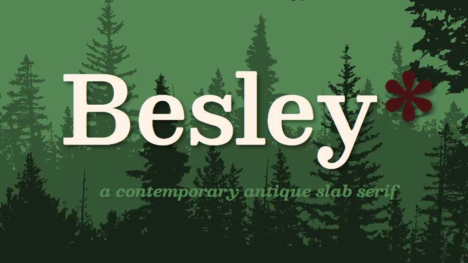Besley Font Family › Fontesk
