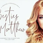 Besties Matthew Handwritten Font