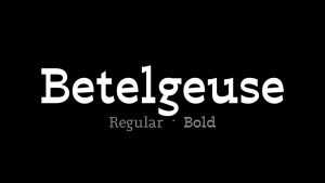 Betelgeuse Font Family › Fontesk