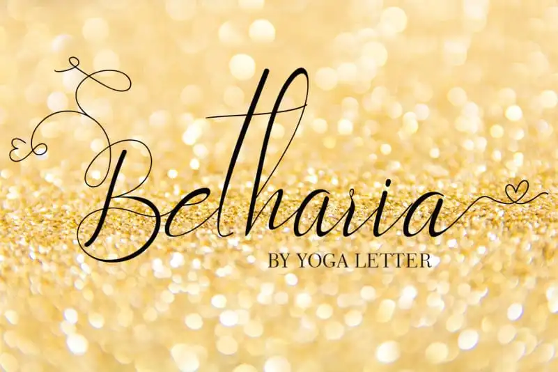Betharia Calligraphy Font