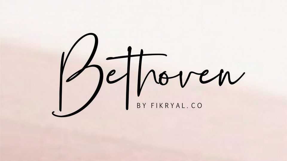 Bethoven Font › Fontesk