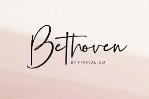 Bethoven Handwritten Font