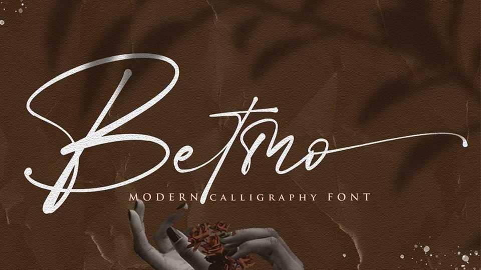 Betmo Script Font › Fontesk