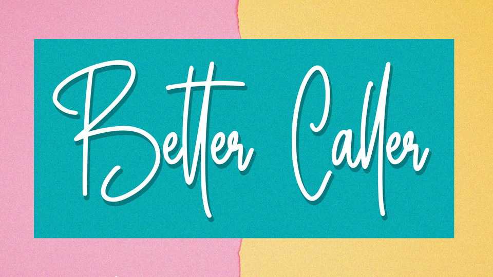 Better Caller Font › Fontesk