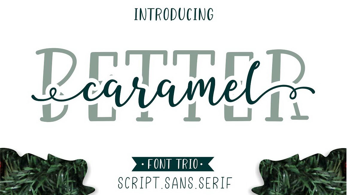 Better Caramel Font Trio › Fontesk