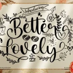 Better Lovely Font - Fonte Grátis Better Lovely Font