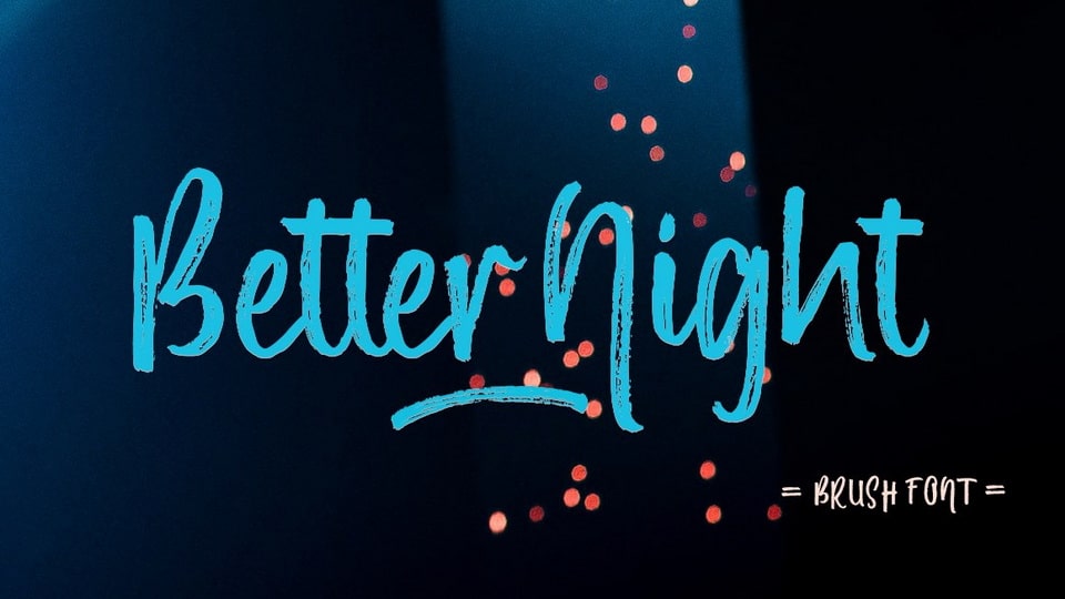 Better Night Font › Fontesk