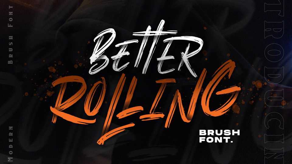 Better Rolling Brush Font › Fontesk