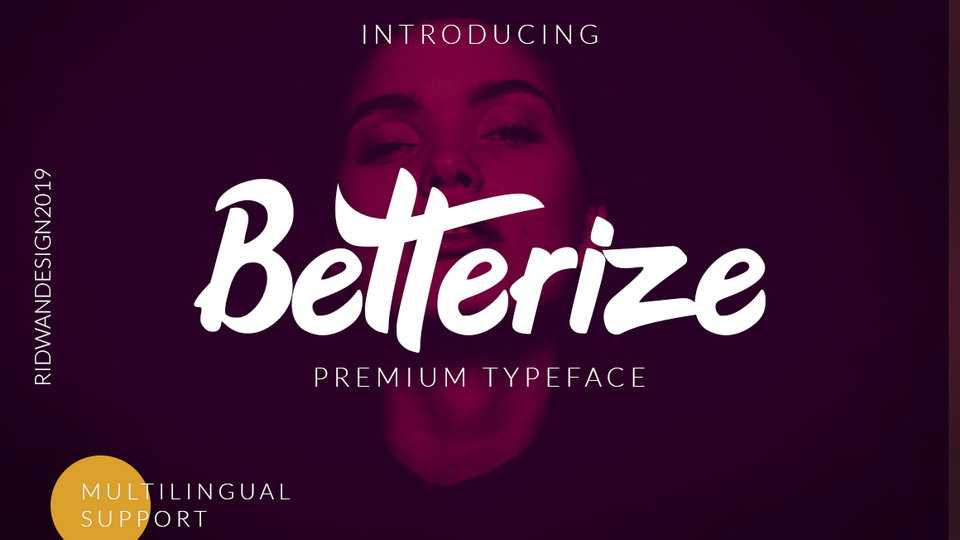 Betterize Font › Fontesk