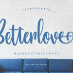 Betterlove Handlettering Font