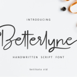 Betterlyne Script Font - Fonte Grátis Betterlyne Script Font