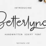 Betterlyne Script Font › Fontesk