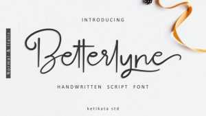 Betterlyne Script Font › Fontesk