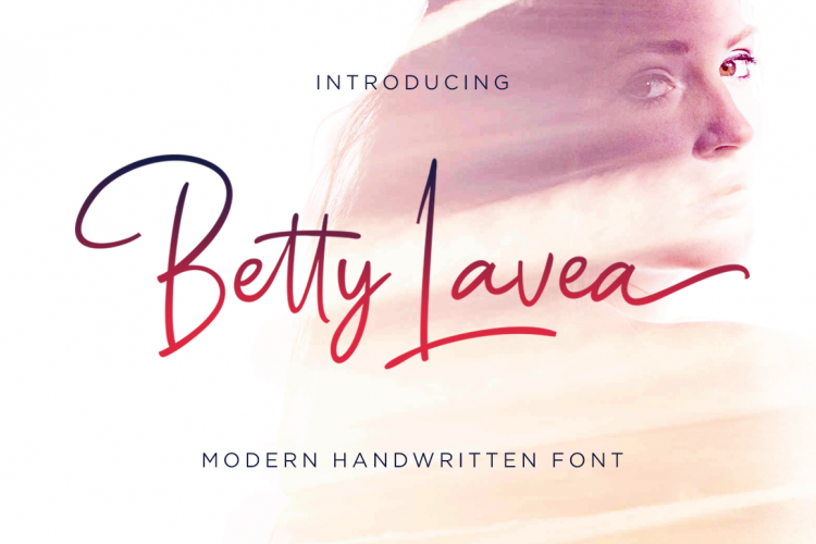 Betty Lavea Handwritten Font