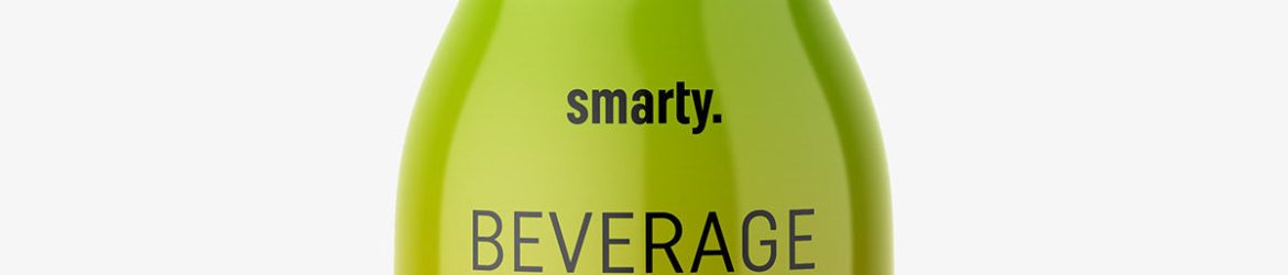 Beverage bottle mockup