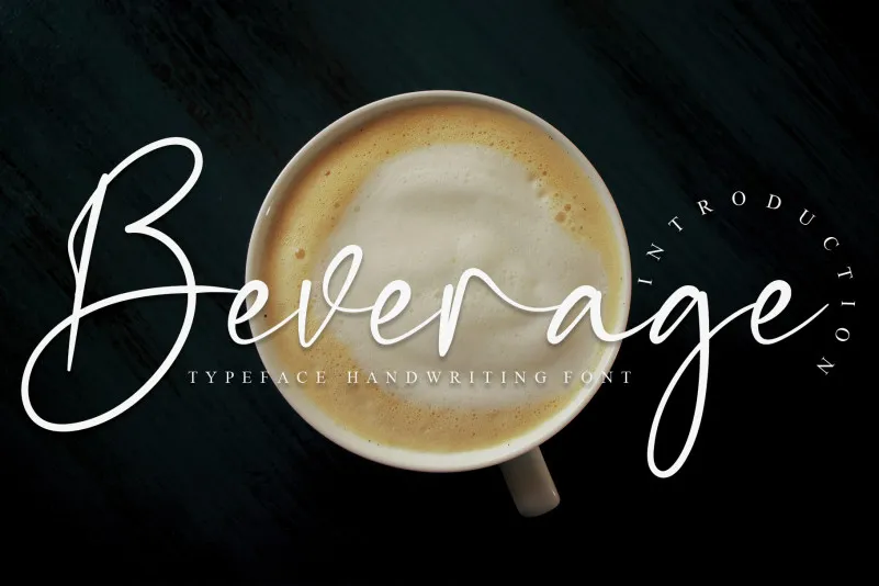 Beverage Script Font