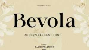 Bevola Font › Fontesk