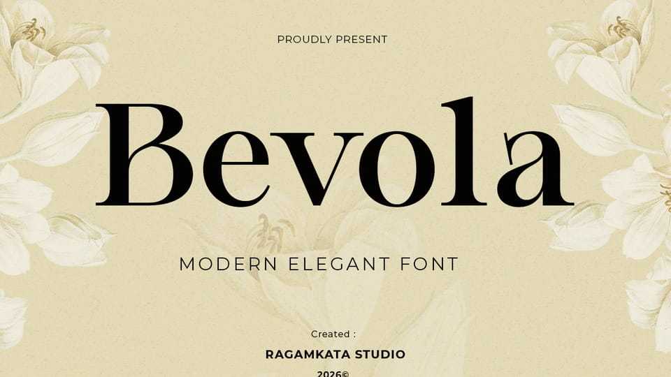 Bevola Font › Fontesk