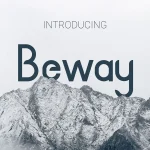 Beway Typeface - Fonte Grátis Beway Typeface