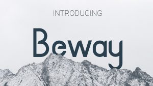Beway Typeface › Fontesk