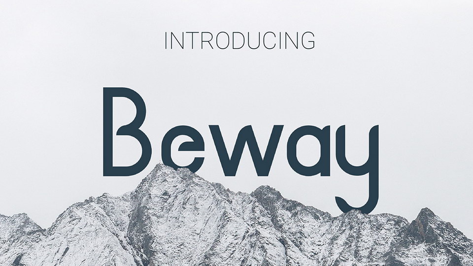 Beway Typeface › Fontesk