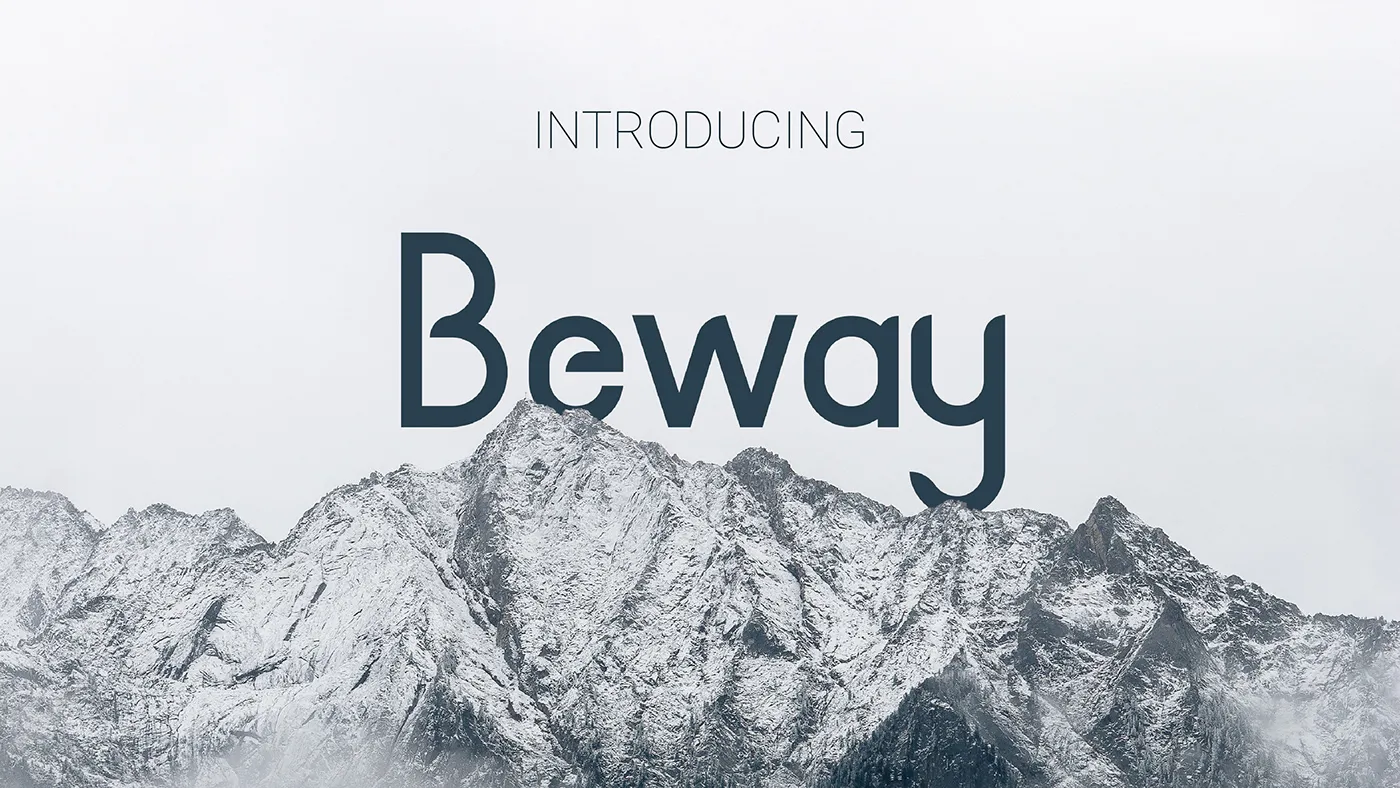 Beway Typeface