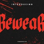 Bewear Creepy Font