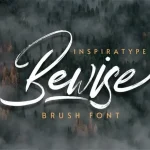 Bewise Brush Font