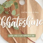Bhatoshine Script Font