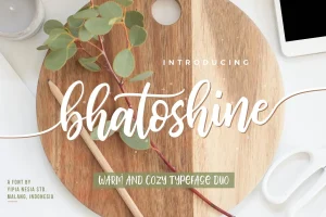 Bhatoshine Script Font